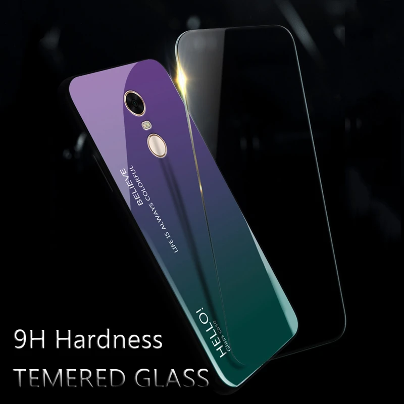 Чехол UPaitou из закаленного стекла для Xiaomi Redmi 8A K20 4 4X Note 8 CC9 10 7 7s Pro 6A 7A мягкий чехол