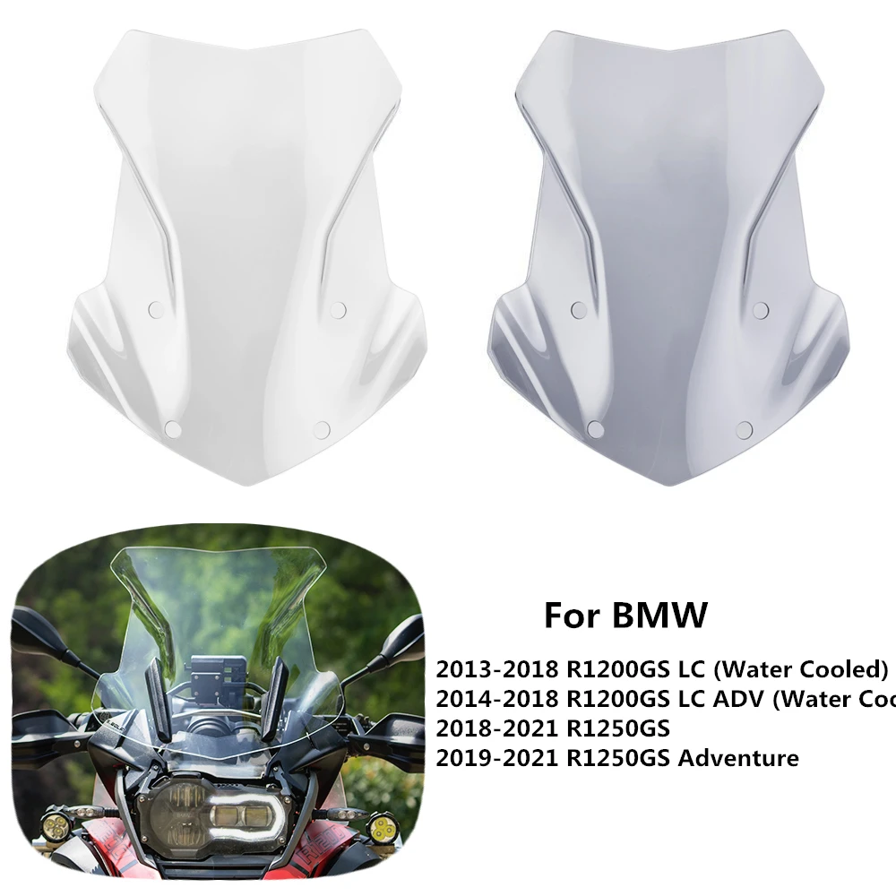 

Motorcycle WindScreen Windshield Fits For BMW R1200GS LC R 1200GS ADV 2013-2018 R1250GS Adventure 2019-2021 Accessories