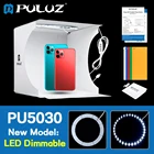 PULUZ кольцевой светильник, складной портативный светильник, коробка для фотосъемки, светильник для студийной съёмки, набор для палатки, рассеянный студийный софтбокс 3 типа