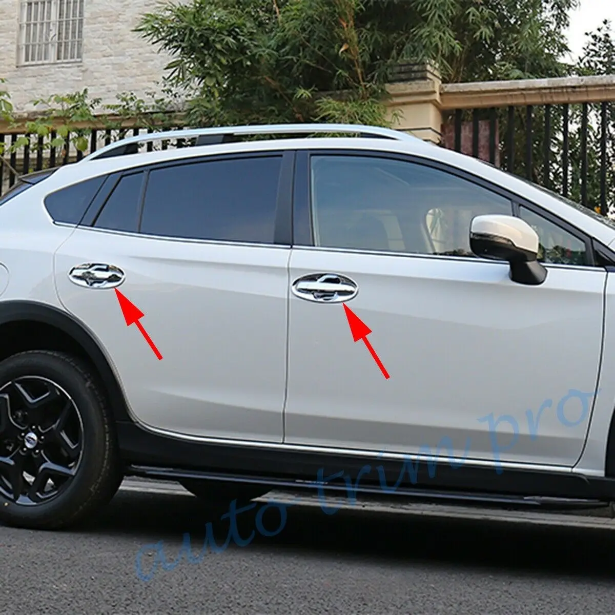 Хромированные аксессуары для Subaru Crosstrek XV 2018 2019 крышка дверной ручки чашки