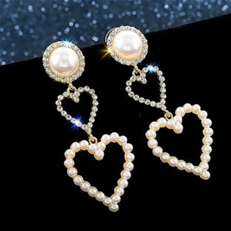 2 шт./компл. Классические женские серьги в форме сердца хорошие украшения