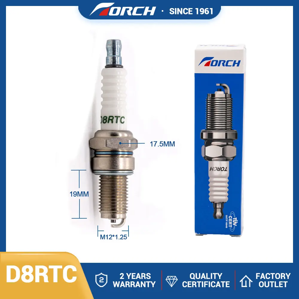 Свеча зажигания для мотоцикла Bujia D8RTC для Yamaha BW200 FZ400R FZR750R SRX600 TDM850 XV1700AS XVS400C YFM250R YFB250FW TW200