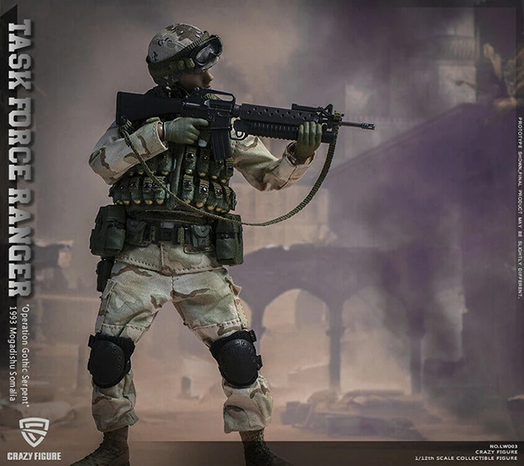 CrazyFigure LW006 LW003 1/12 военный M14 США Delta спецназ операция Готическая змея Solider полный набор игрушек для фанатов