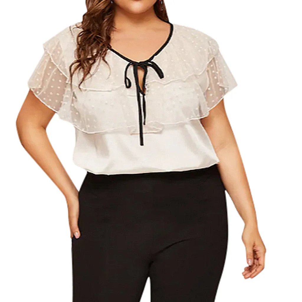 Блузка для беременных женщин Размер большой новинка 2019 модная Кружевная туника в