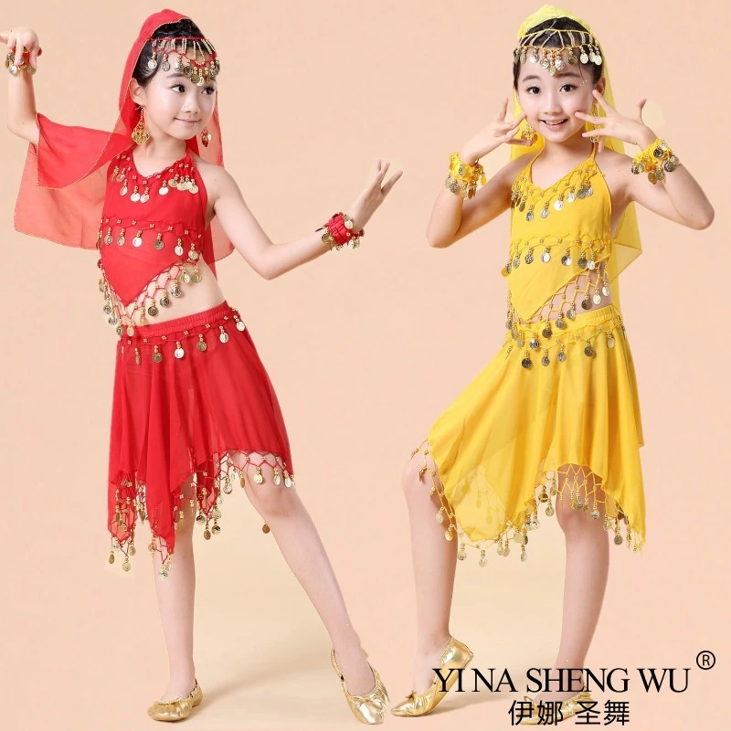 

Костюм для танца живота детский, индийский, 3 цвета