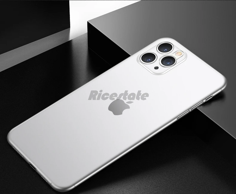 Ультратонкий матовый чехол для iphone 11Pro 11 Pro MAX ультратонкая задняя крышка из