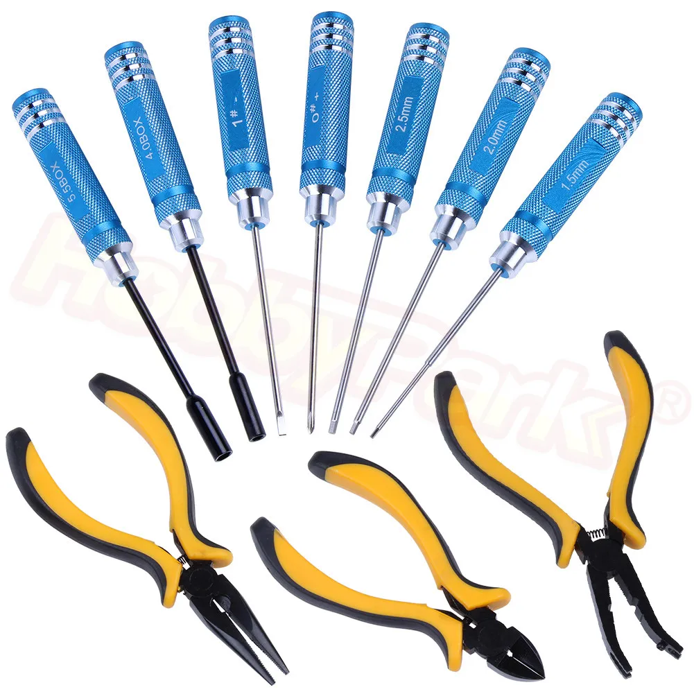 Инструменты для радиоуправления 10 в 1 металлический крест Шестигранная гайка