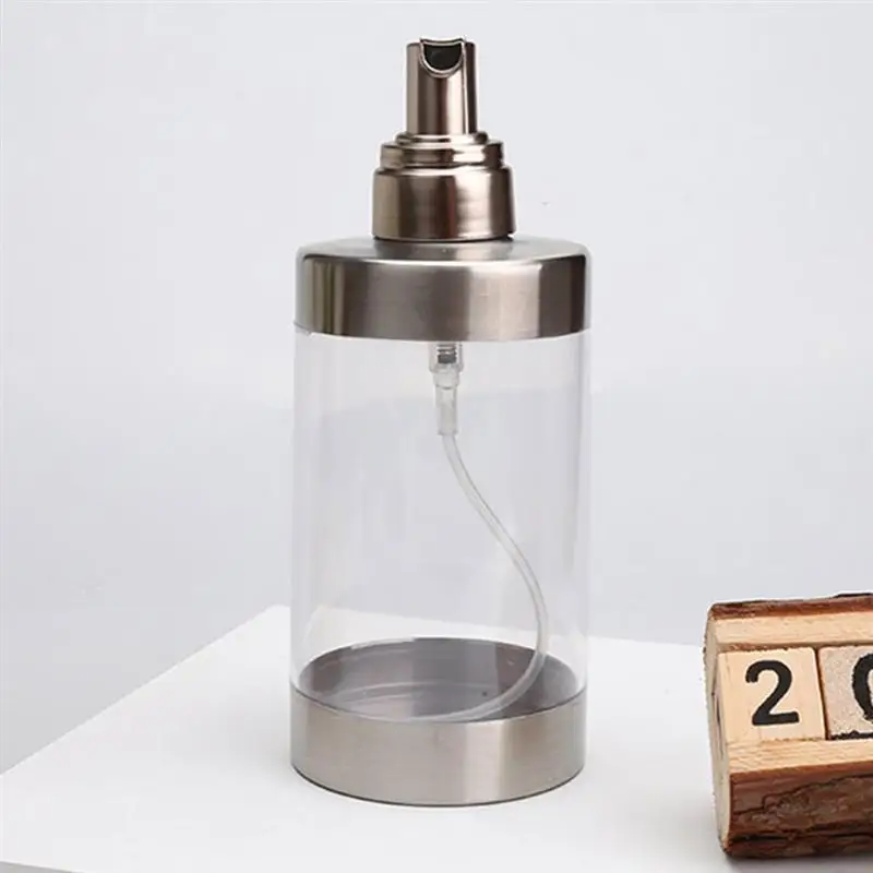 Soap Dispenser Foaming Liquid Manual Transparent 304 Stainless Steel And Acrylic For Kitchen Bathroom | Обустройство дома