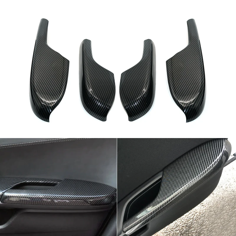 

Задняя крышка подлокотника из АБС-пластика с ручной отделкой для Honda Civic 10, 2016, 2017, 2018, 2019, 2020