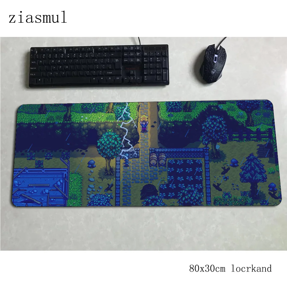 Stardew valley padmouse 80x30 см игровой коврик для мыши с изображением игры HD с узором коврик для мыши геймер компьютерный стол Новое крутое коврик ноутбук с алюминиевым корпусом коврик для мыши ПК