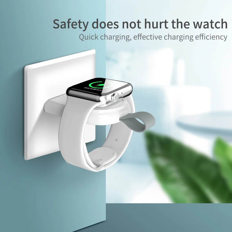 Портативное зарядное устройство USB для часов магнитное Беспроводное Apple iWatch Series 5