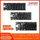 Материнская плата для майнинга BTC T37 S37 D37 8 Pci Express 16X GPU графическая карта 4 USB2.0 DDR3 поддержка 106613331600 МГц установка для майнинга биткоинов