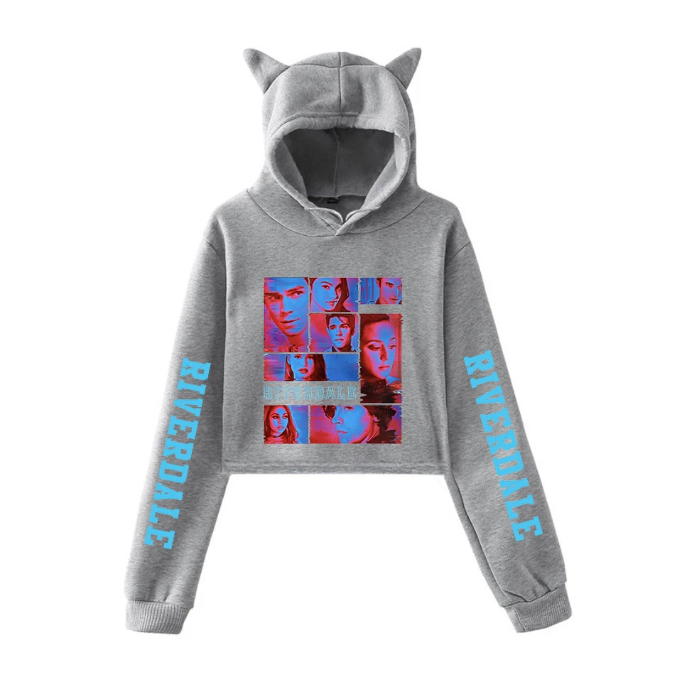 Худи Riverdale сезон 4 женские толстовки с милым котом для девочек женский модный