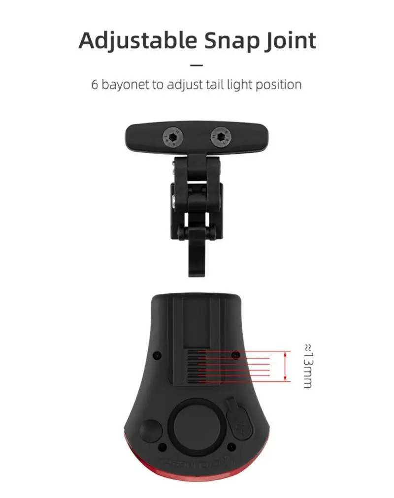 

Wireless Remote Control Bicycle Steering Tail Light Mountain Bike USB Charging Light Anti-theft Warning Bright Intelligent Light
