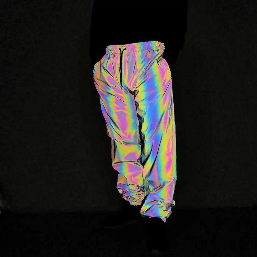 

COO 2020 men dazzle colour glance seven color leisure trousers teenagers hip-hop dancing feet pants