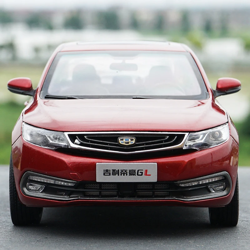 

Original Factory Authentic Red/godl 1:18 Geely Emgrand Gl Ge Diecast Geely Car Model with Small Gift