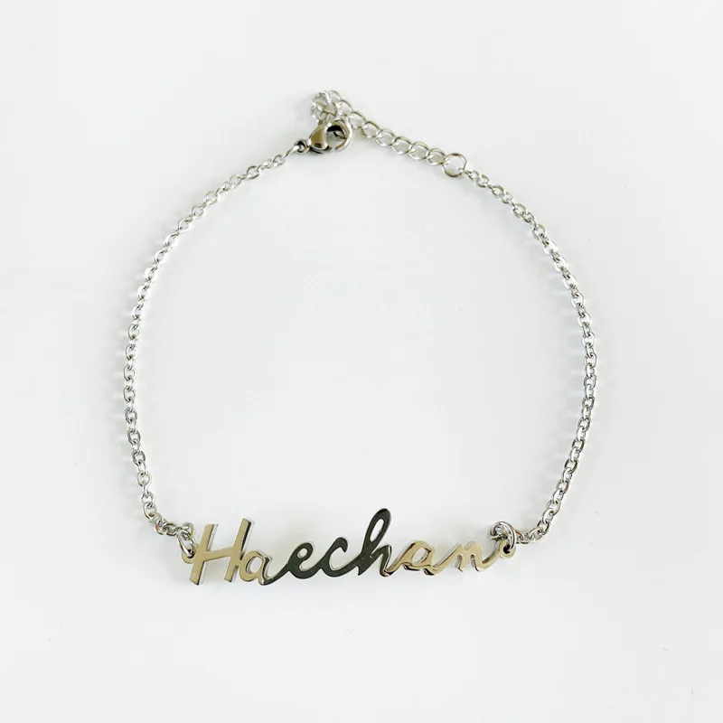 Браслет-цепочка женский из нержавеющей стали серебристый | Украшения и