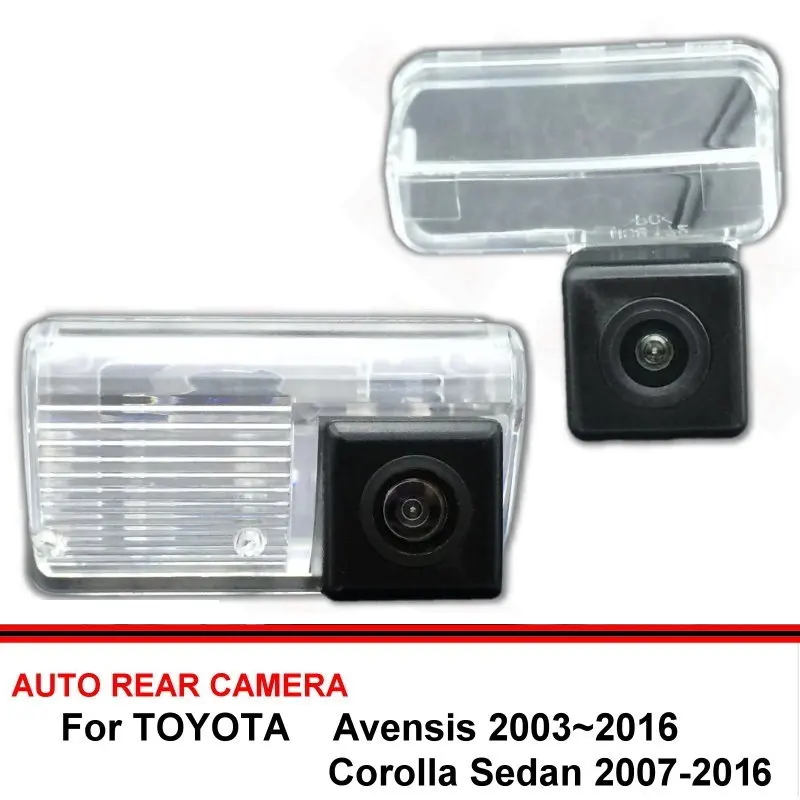 Для TOYOTA Avensis Corolla Sedan 2003 ~ 2016 камера заднего вида ночного видения Автомобильная HD CCD