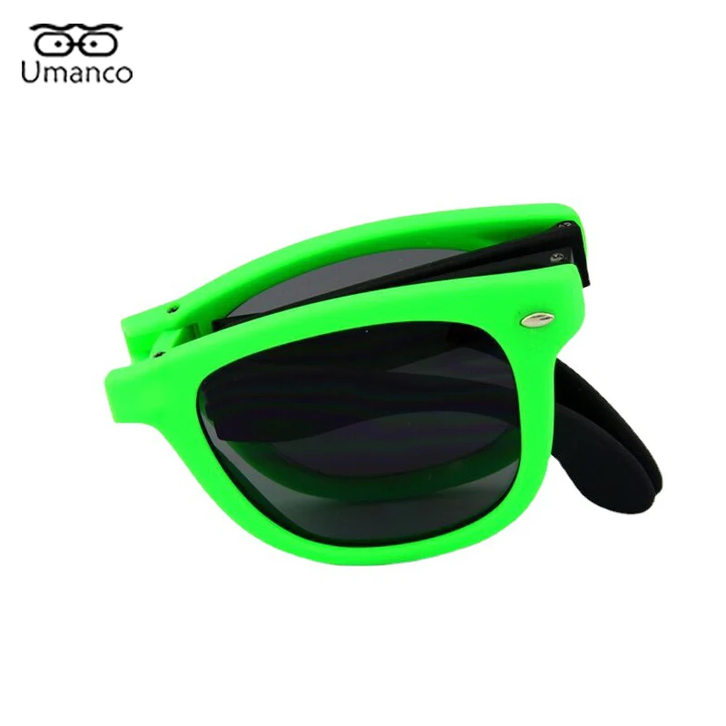 Umanco ультралегкие квадратные складные солнцезащитные очки для женщин и мужчин