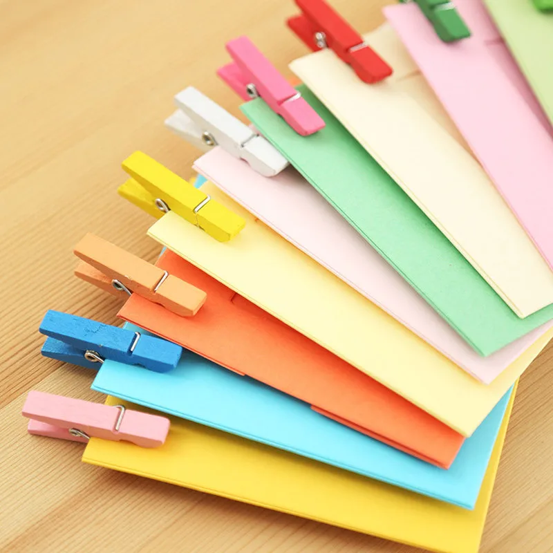 10 шт. 3 дюйма цвета бумажная рамка фоторамка с зажимами и веревкой Комбинация DIY