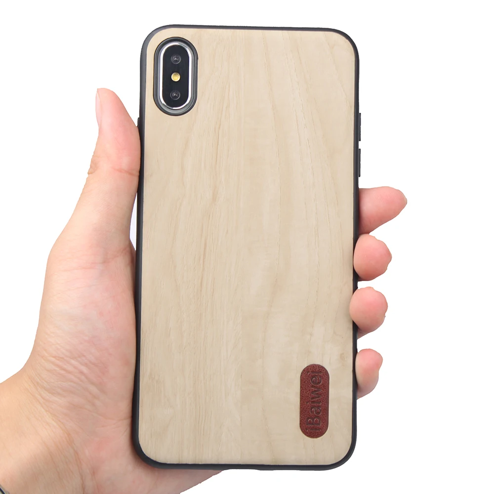 Чехол с деревянным дизайном для iPhone XS Max задняя крышка мягкий силиконовый