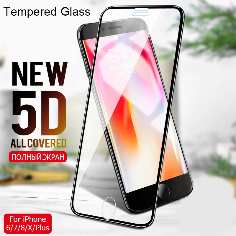 Закаленное стекло для iPhone 11 12 Pro Max Mini Защита экрана 7 8 Plus X защитное на 6 6s