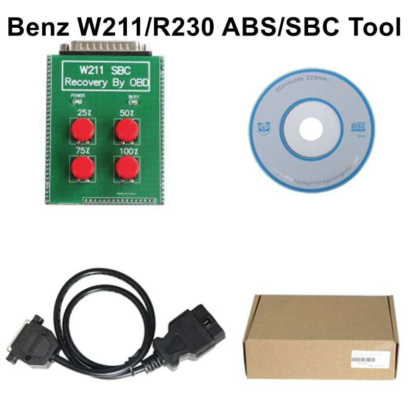 High Quality Professional Benz ABS SBC OBD Scanner W211/R230 ABS/SBC Tool for Free Shipping | Автомобили и мотоциклы