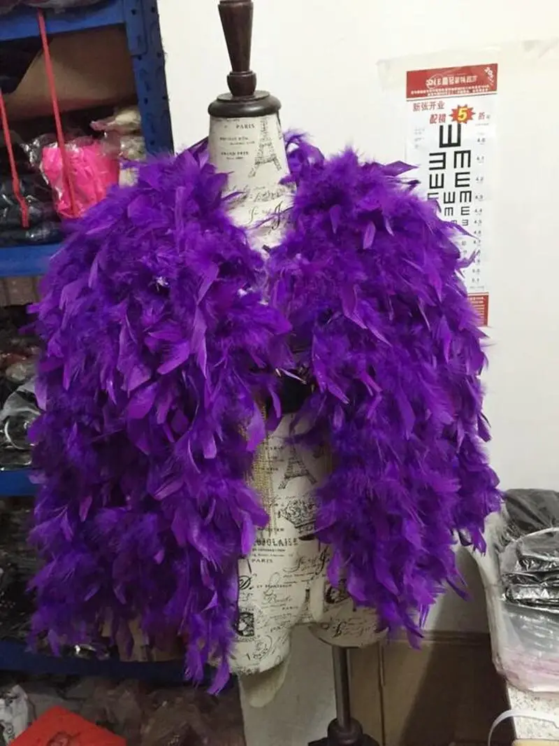 Женский костюм для танцев куртка из искусственного меха с большими перьями