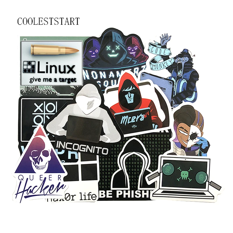 50 шт./компл. хакер граффити Стикеры программист с Java для Чемодан мотоцикл ноутбук
