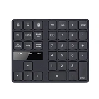 2 4g usb wireless numeric keypad 35 keys charging digital keyboard portable laptop computer mini numpad for travel home