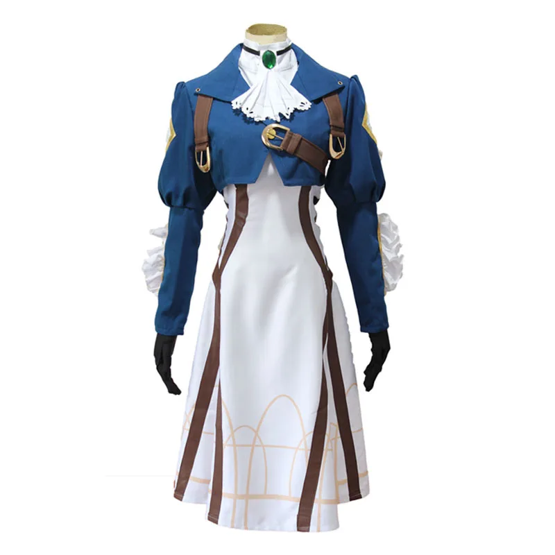 Аниме фиолетовые костюмы для косплея эверсада фиолетовый костюм женское платье