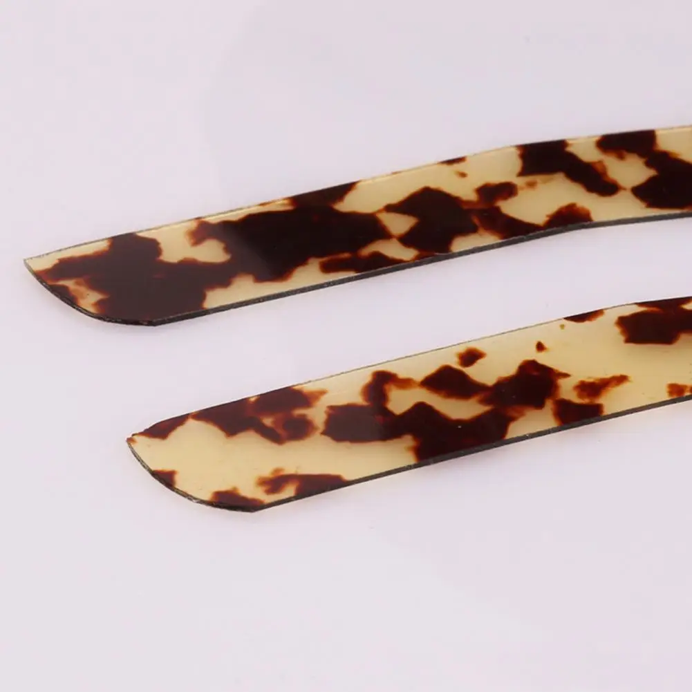 

Erhu Corner Protector Sturdy Celluloid Sheet for Erhu Player DIY Accessory Molded Corner Patch Parts Erhu Snakeskin Protectors