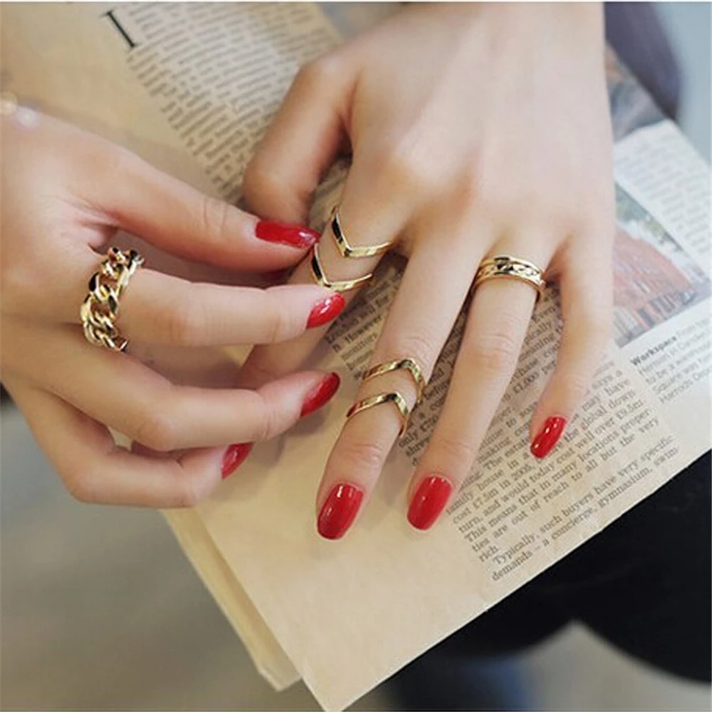 

NEW Engagement Ring For The Female Couples Handmade Ring Jewelry Fashion Irregular Geometry Of Valentine's Day Gift