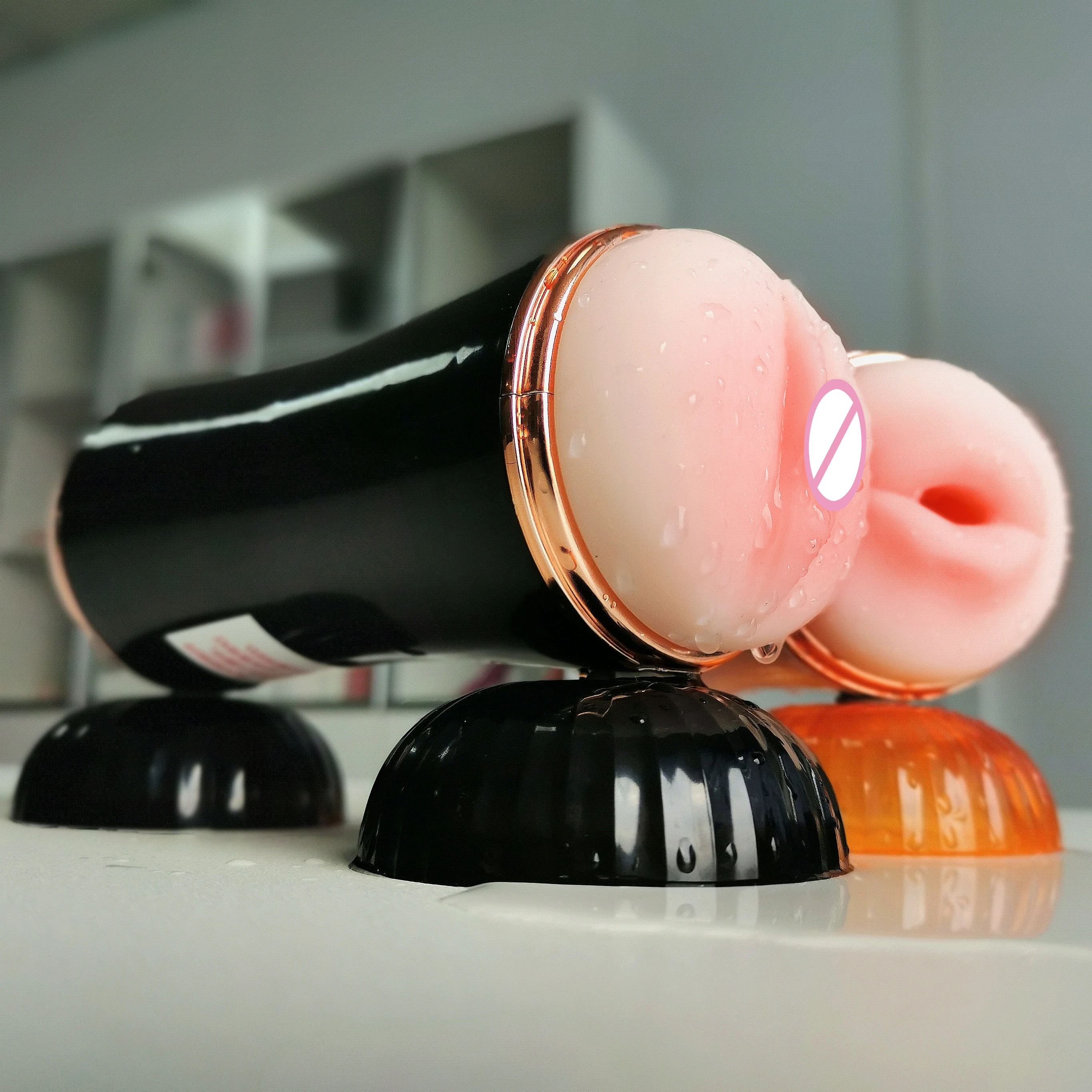 Fox Pressure Massage Vagina Electric Dual Channel Masturbation Cup Glans Stimulate Massager Sex Toys Adult Products For Men | Красота и