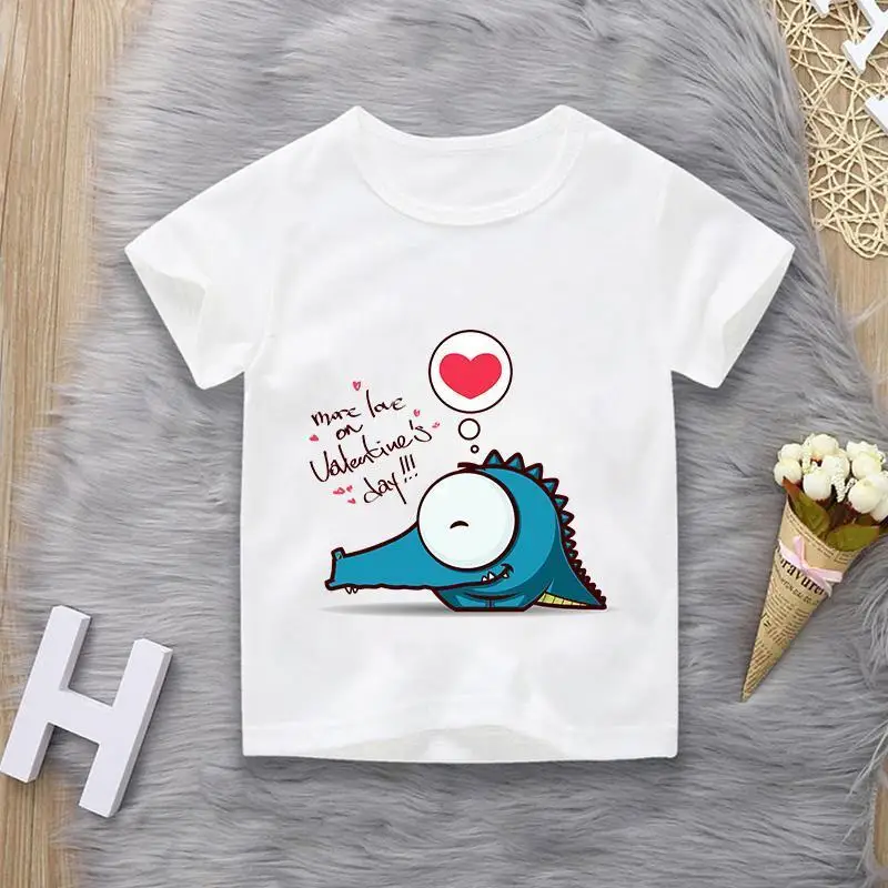 

Kids Shirts T-Shirt for Children's Children Girls Boys a Boy Shirt Child Kid's Dinosaur Kid Cotton Cartoon Tops Clothing Clothes