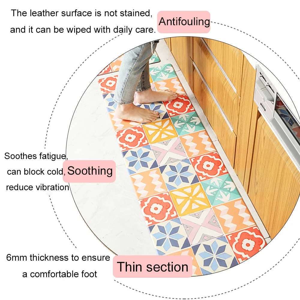

Kitchen Mat Cheaper Anti-slip Modern Area Rugs Living Room Balcony Bathroom Printed Carpet Doormat Hallway Geometric Bath Mat
