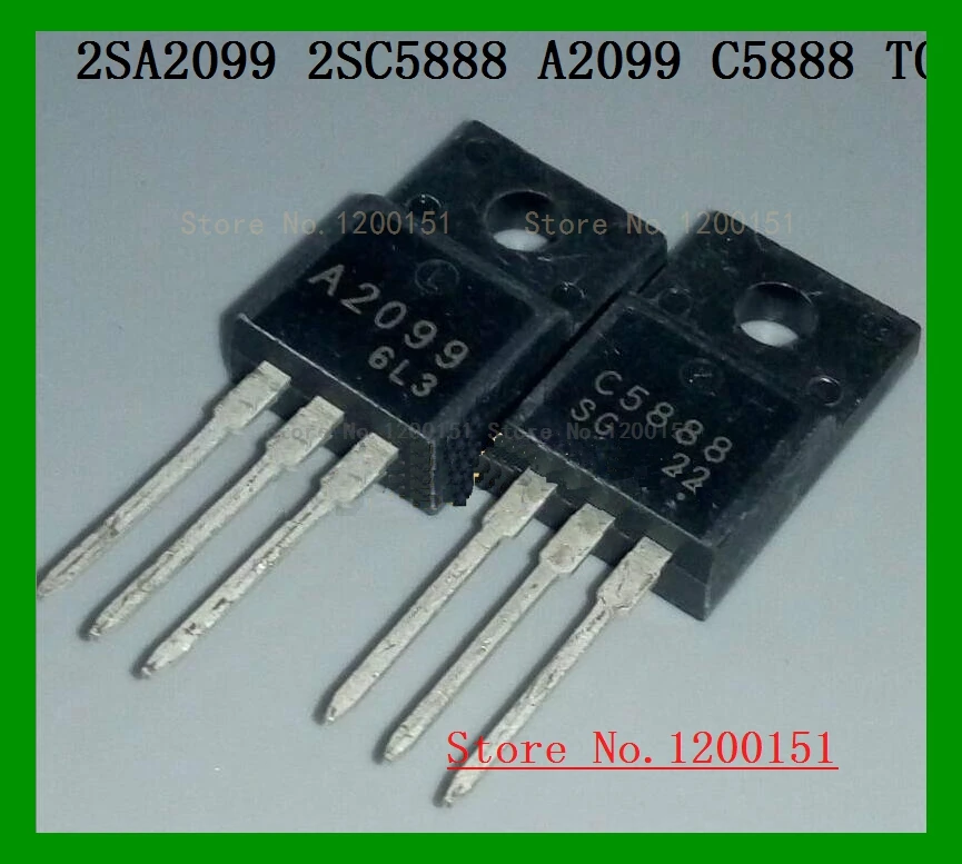 10 шт./лот = 5 пар 2SC6082 2SA2098 C6082 A2098 2SA2099 2SC5888 A2099 C5888 2SA2210 A2210 TO220F|Интегральные схемы| |