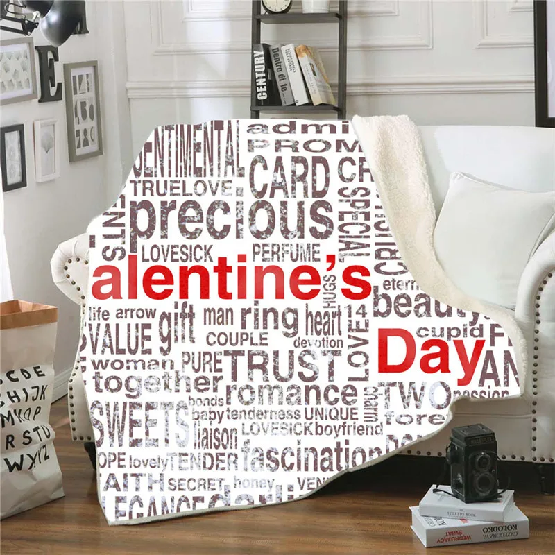 Одеяло с буквенным принтом на кровать мягкое Фланелевое Флисовое одеяло теплое