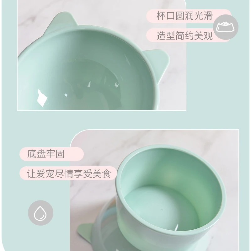 Миски для кошек миски одиночного питомца с поднятой подставкой миска питомцев и