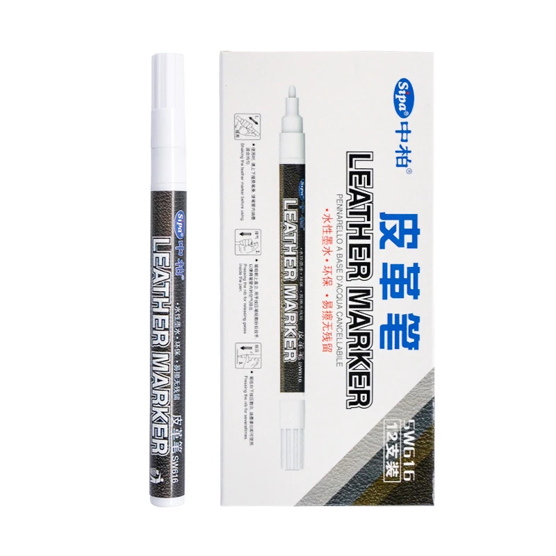 Маркеры для одежды белые стираемые кожаные маркеры 8 цветов|Фломастеры| |