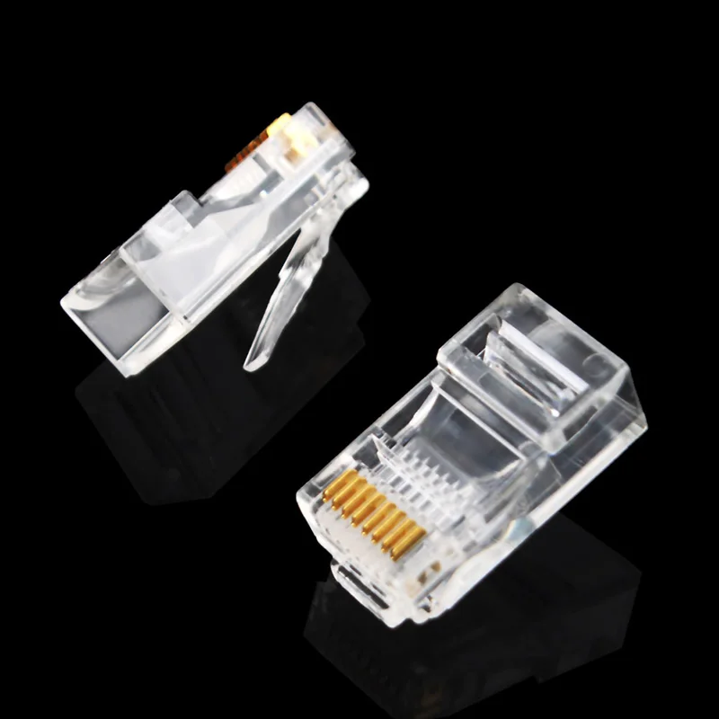 20 шт. Разъем Cat5 RJ45 8P8C модульный Ethernet-кабель с головкой сетевой разъем Cat 5 LAN |