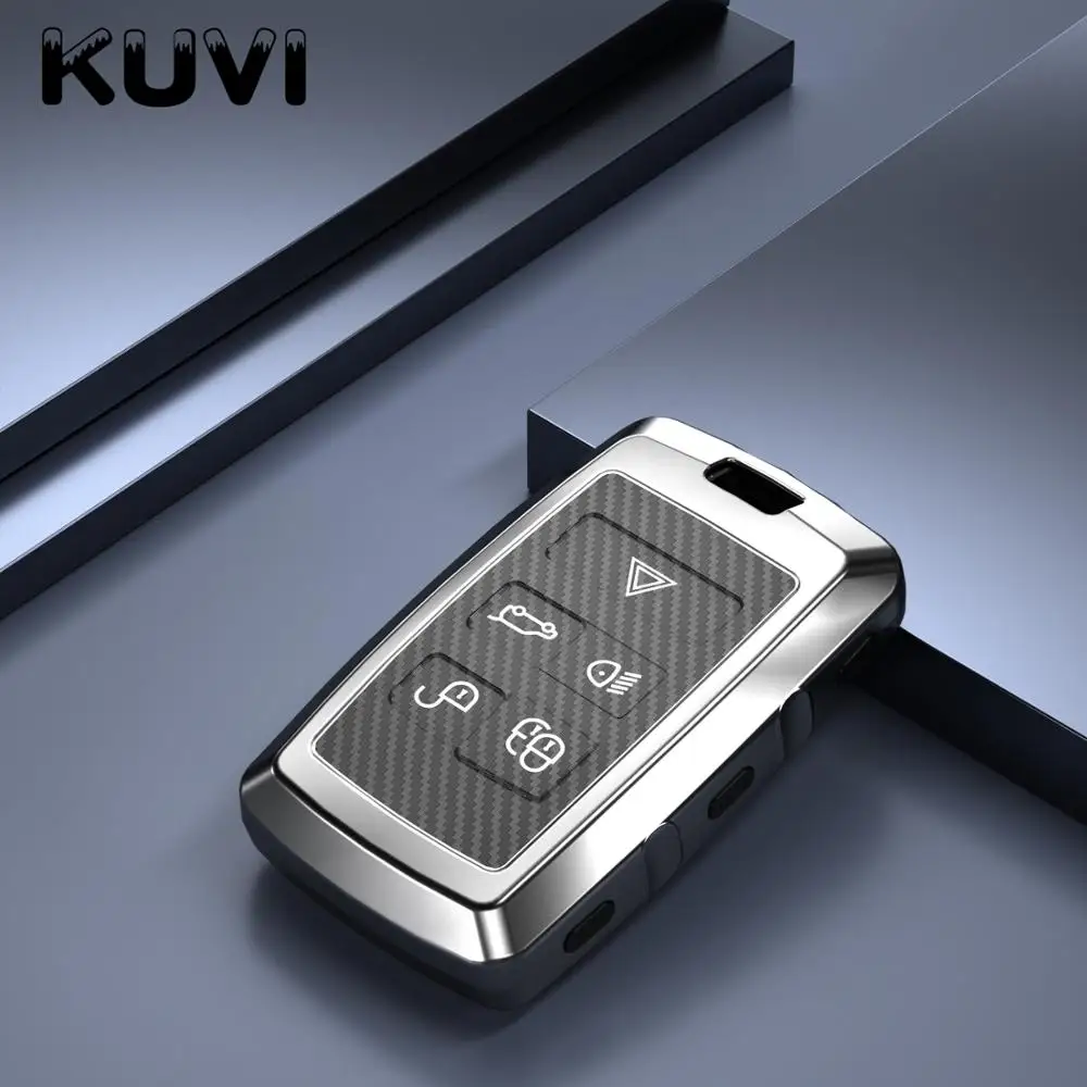 Чехол для ключей из ТПУ с Карбоновым покрытием оболочка-чехол 2018 2019 Range Rover Velar Land