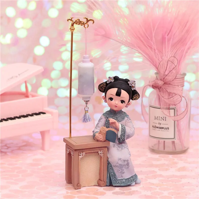 Китайская традиционная маленькая Статуэтка королевской принцессы для домашнего