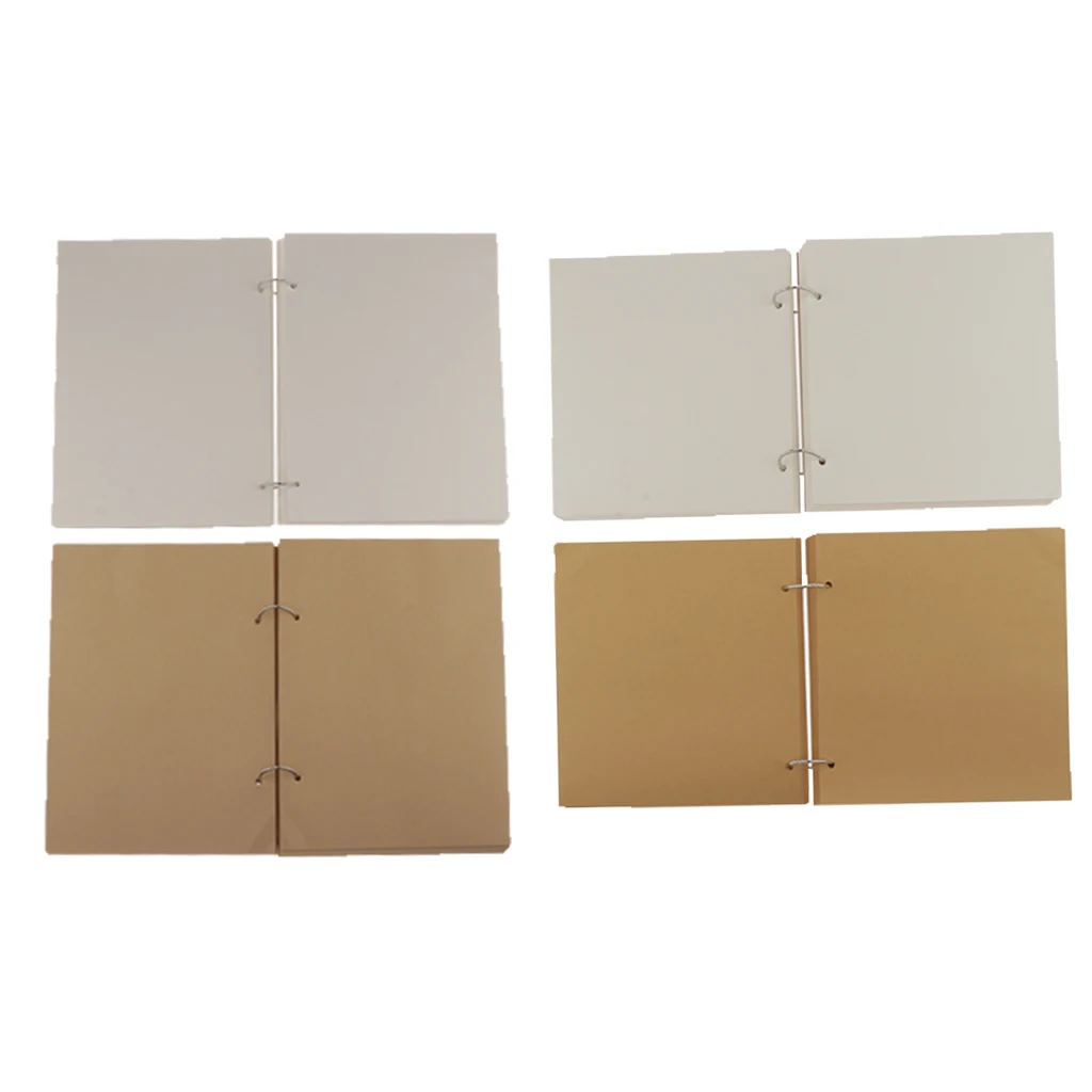 100 листов А4 крафт обложки для эскизов рисования бумаги школьные канцелярские