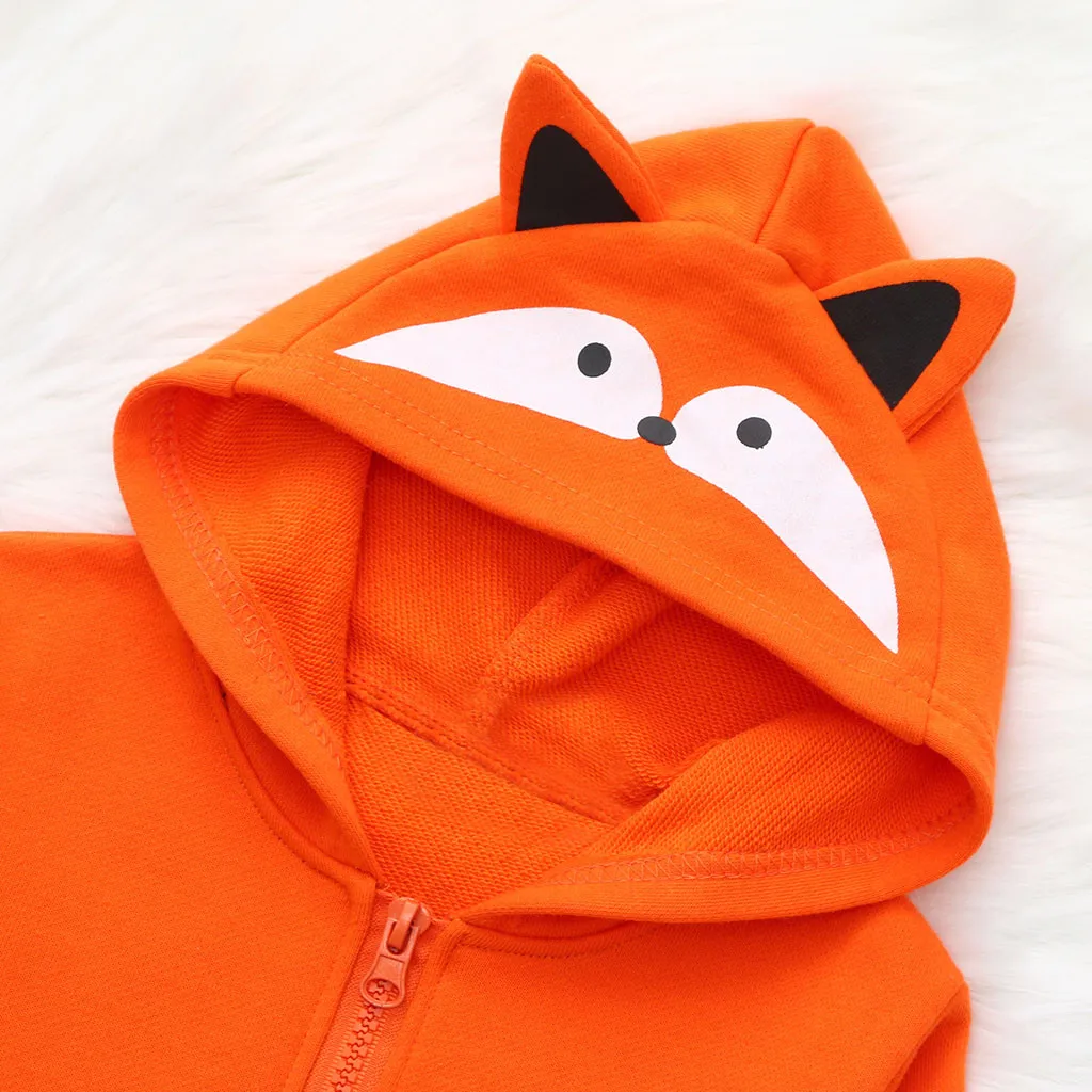 Толстовки для детей младенцев малышей мальчиков девочек мультяшный толстовка с