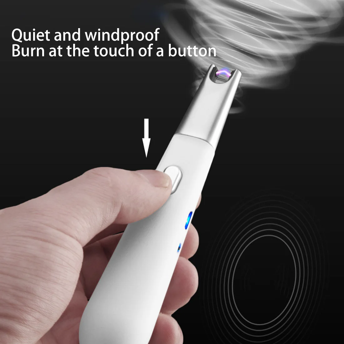 

Charging Igniter Personalized Mini Single Arc USB Rechargeable Lighter Portable Windproof Cigarette Outdoor Survive Lighter