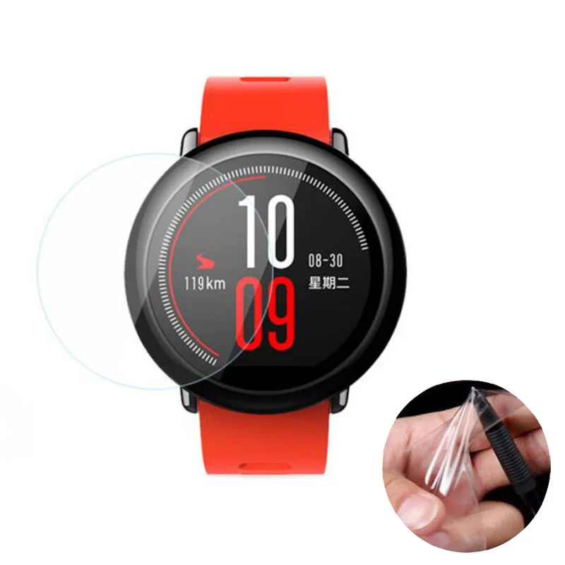Мягкая прозрачная защитная пленка из ТПУ для спортивных часов Xiaomi Huami Amazfit Pace 2 шт.