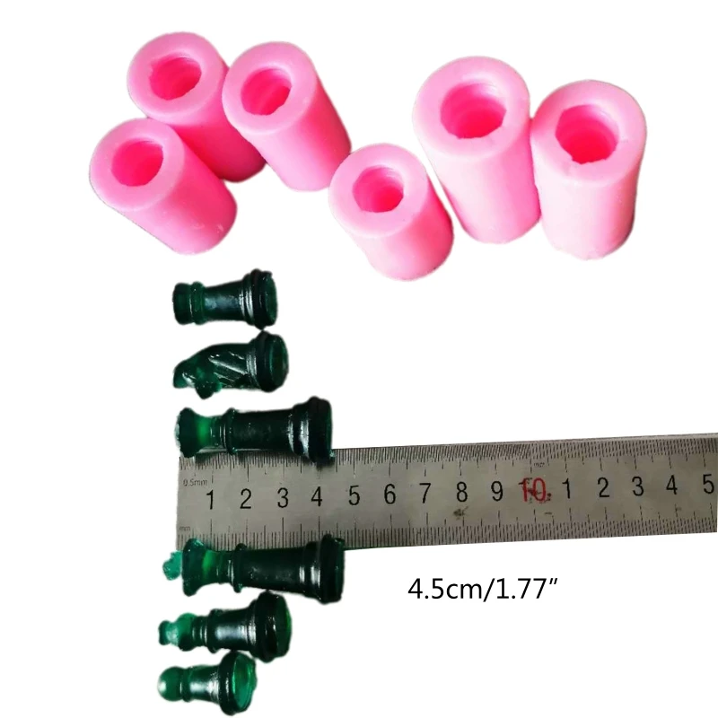 

Handmade International Chess Epoxy Resin Mold Silicone Mould DIY Crafts Jewelry Making Tools