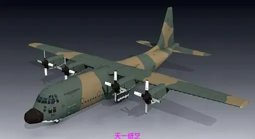 Hercules самолёт для самостоятельного транспортировки бумажная модель самолета