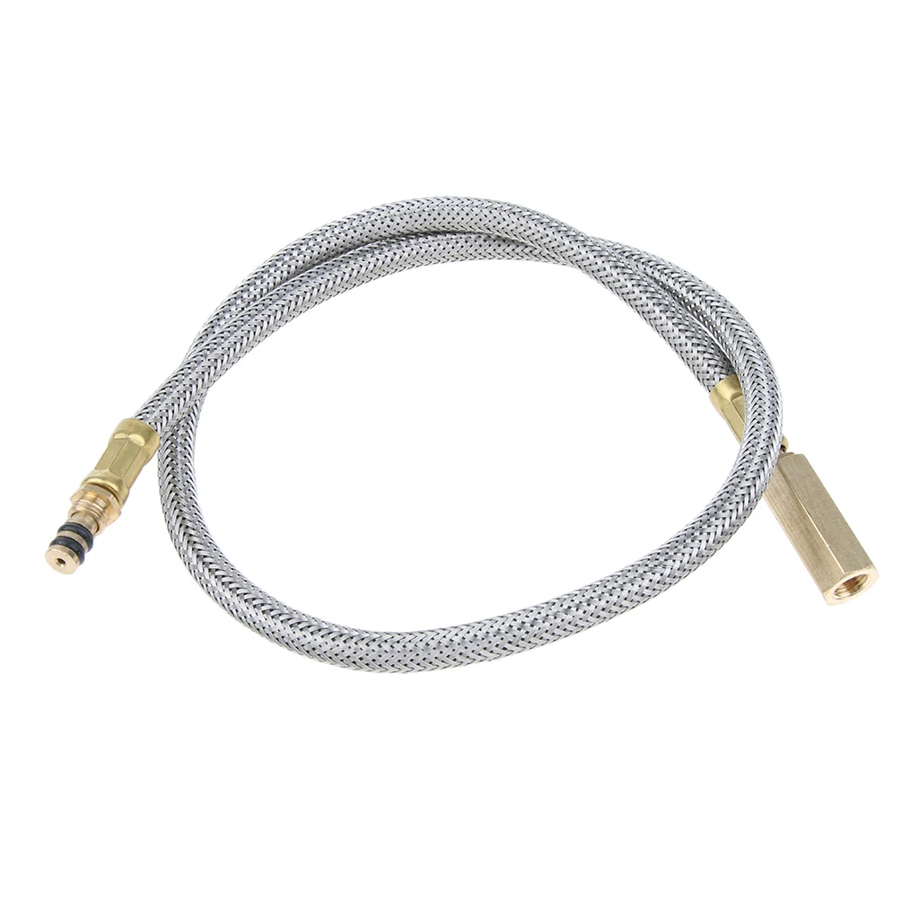 

52cm Stainless Steel Pipe Brass joint Extended Gas Adapter Outdoor Picnic